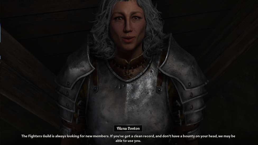 Joining the Fighter's Guild