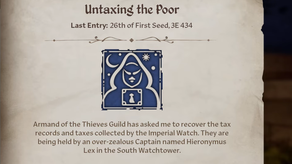 Untaxing the Poor Quest Start