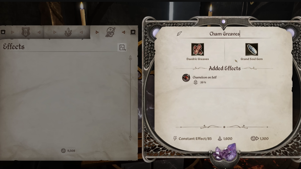 Using Sigil Stones in Oblivion Remastered