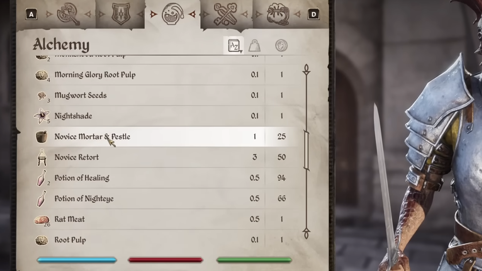 Finding Mortar and Pestle at the Shop