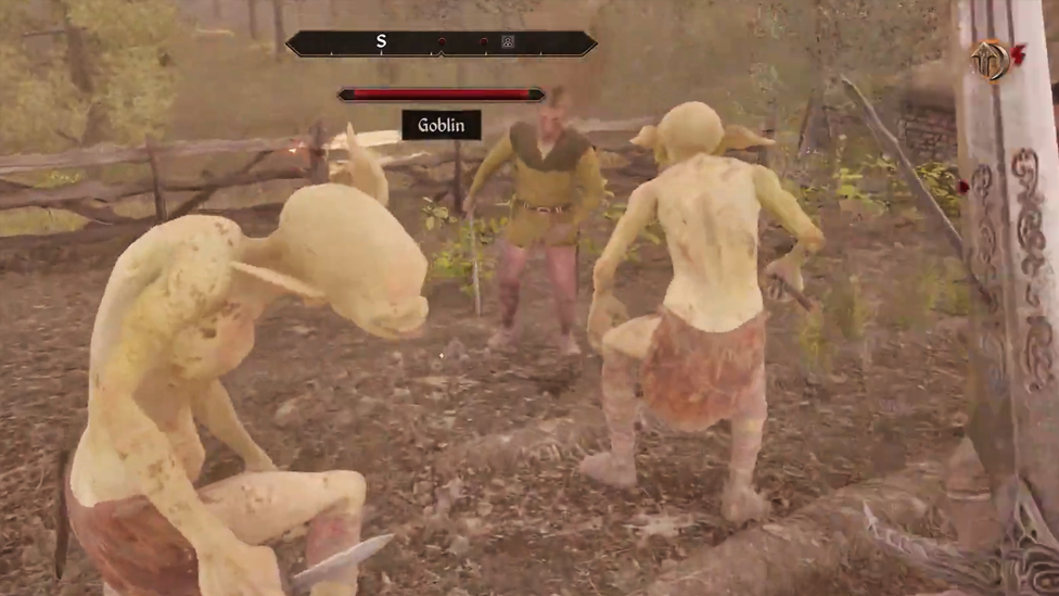 Fighting Goblins at Odiil Farm