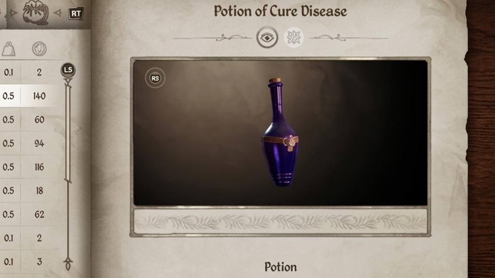 Cure Disease Potion