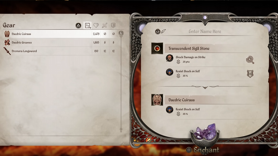 Sigil Stones Enchantment