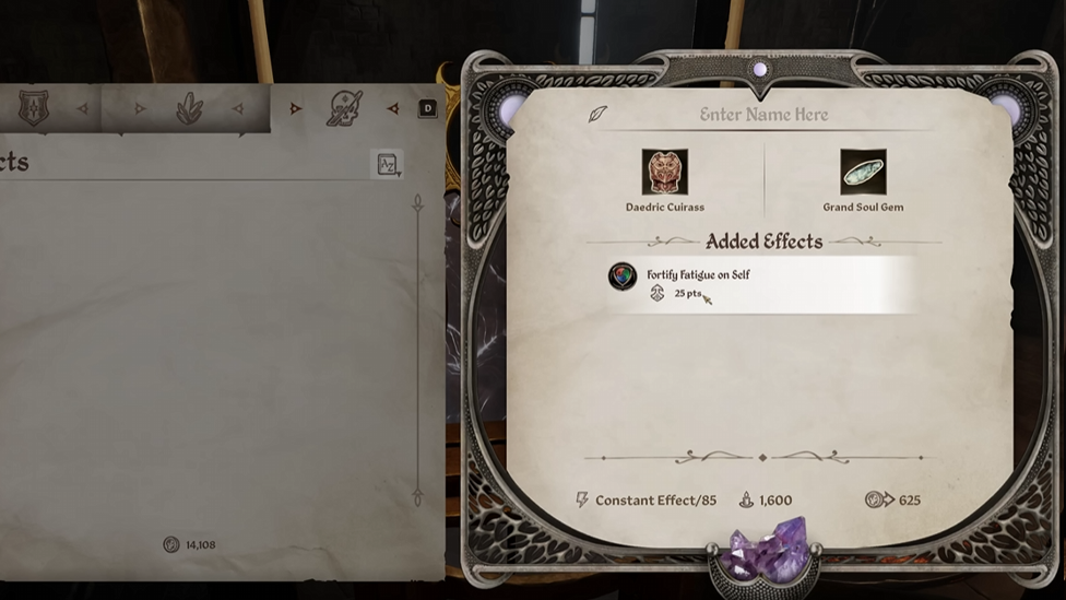 Armor Enchantments in Oblivion Remastered