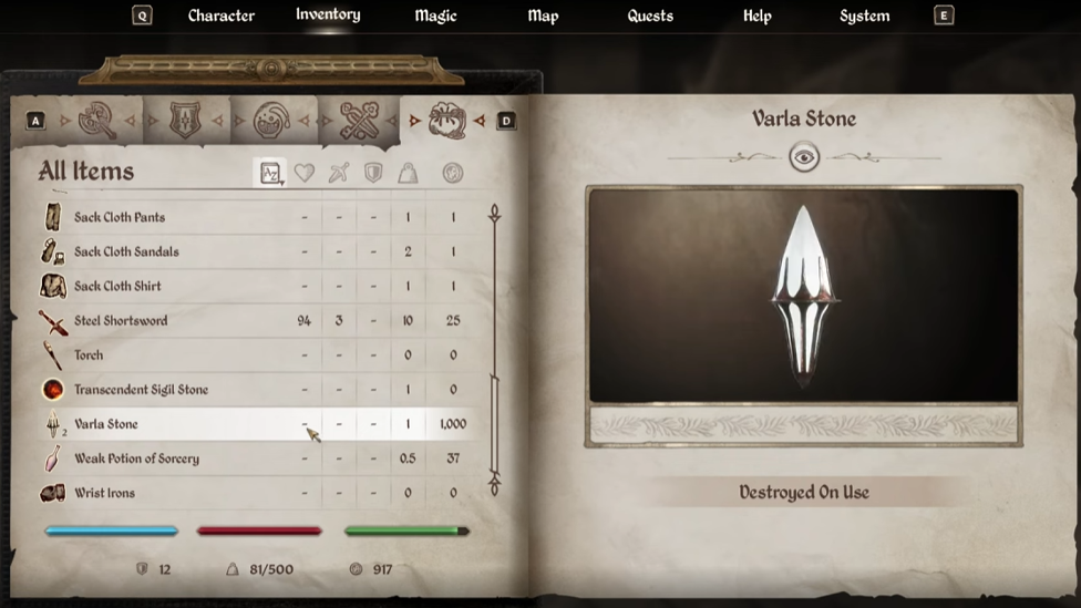 Uses of Varla Stones