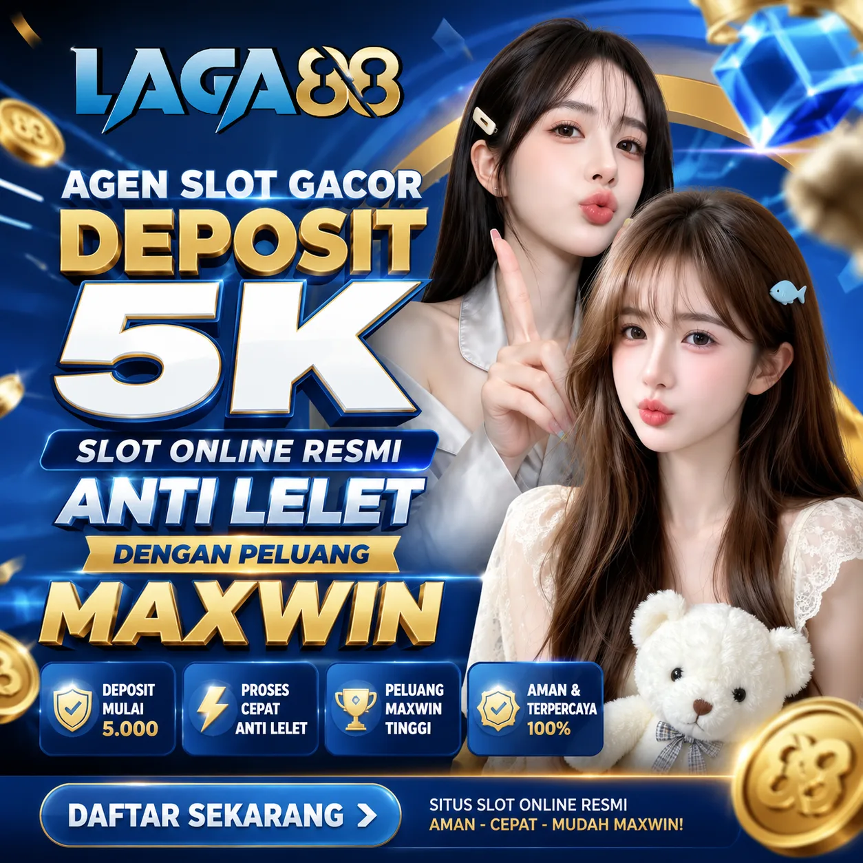 LAGA88: Agen Slot Gacor Deposit 5K dan Slot Online Resmi Anti Lelet dengan Peluang Maxwin
