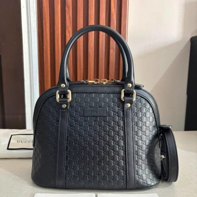 Gucci Dome Mini Black Lghw 