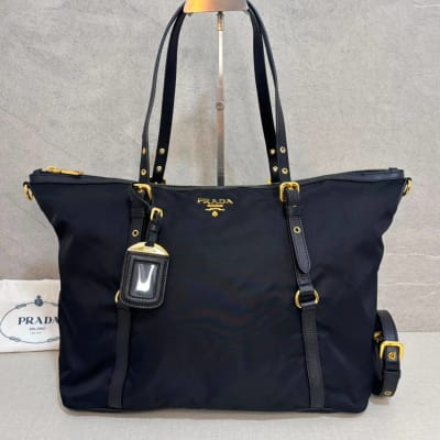 Prada Tessuto Nylon Black Ghw 