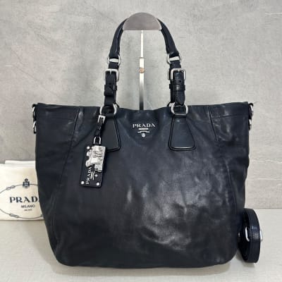 Prada Totebag Hitam Shw 