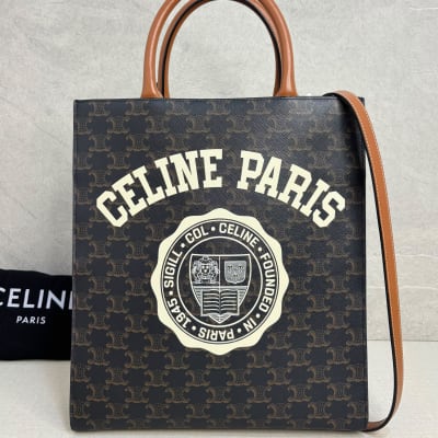 Celine Celine Triomphe Canvas Vertical Ghw