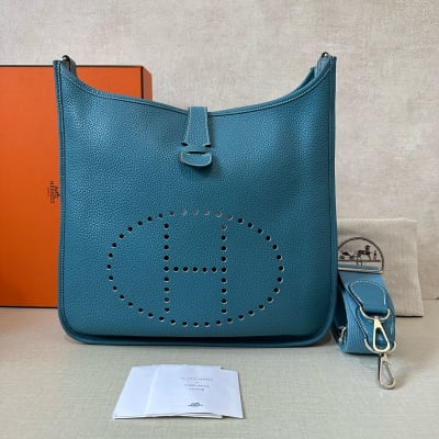 Hermès Evelyn Biru GM 