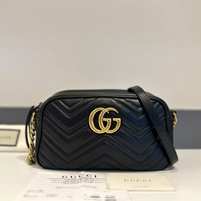 Gucci Camera Bag Black Ghw 