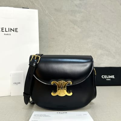 Celine Besace Clea Black Ghw 