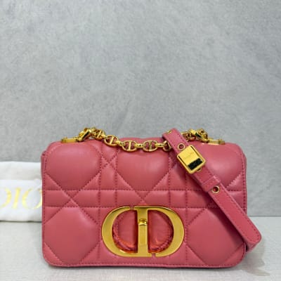 Dior Dior Caro Mini Pink Lambskin Ghw | 001746-CN