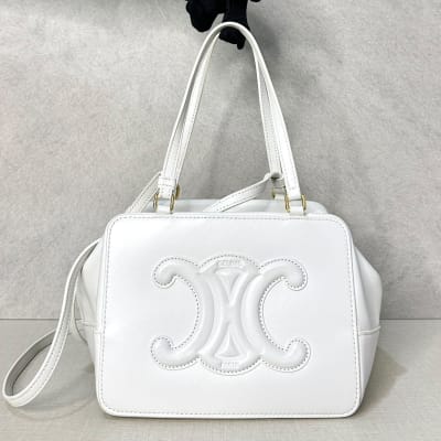 Celine Cube Smooth Putih Ghw 