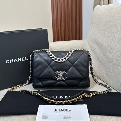 Chanel C19 Small Hitam Shw 