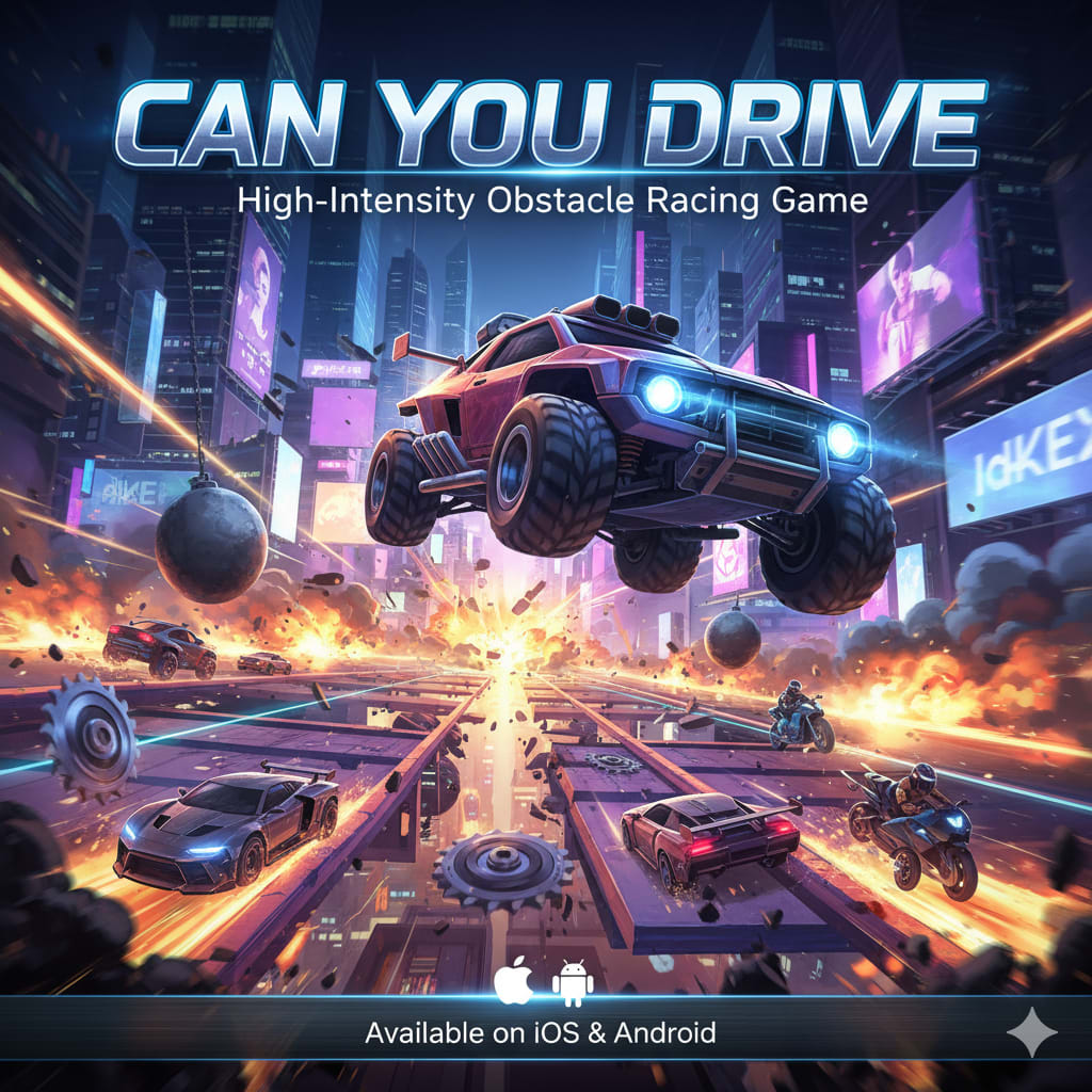 Can You Drive – High-Intensity Obstacle Racing Game Portfolio Image 1