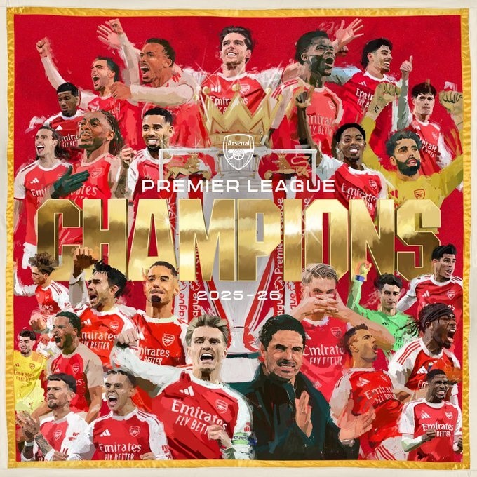 “Arteta Leads Arsenal to First Premier League Triumph Since 2004”