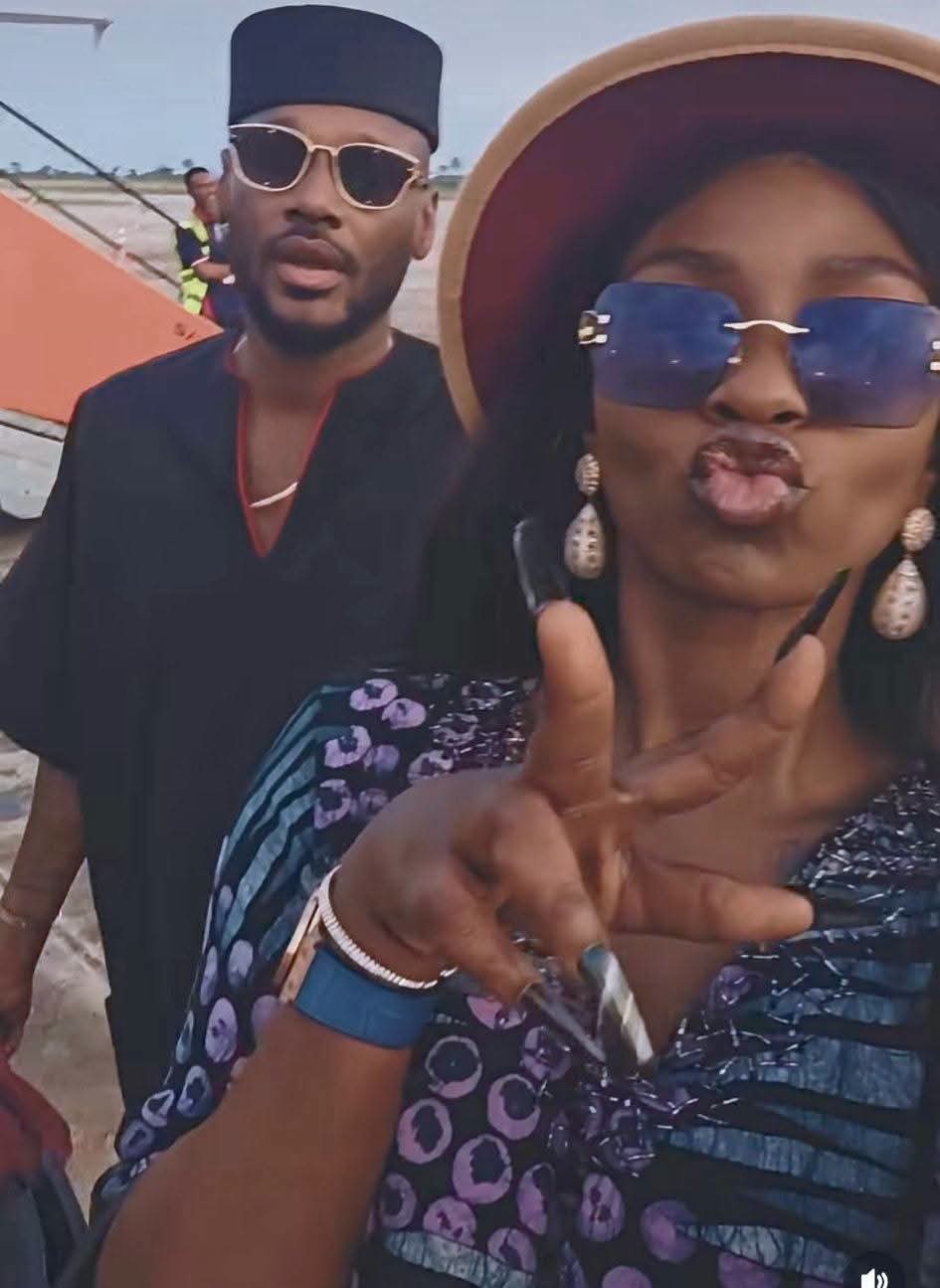 Eyewitness Claims Natasha Osawaru Stormed Abuja Lounge Looking for 2Baba