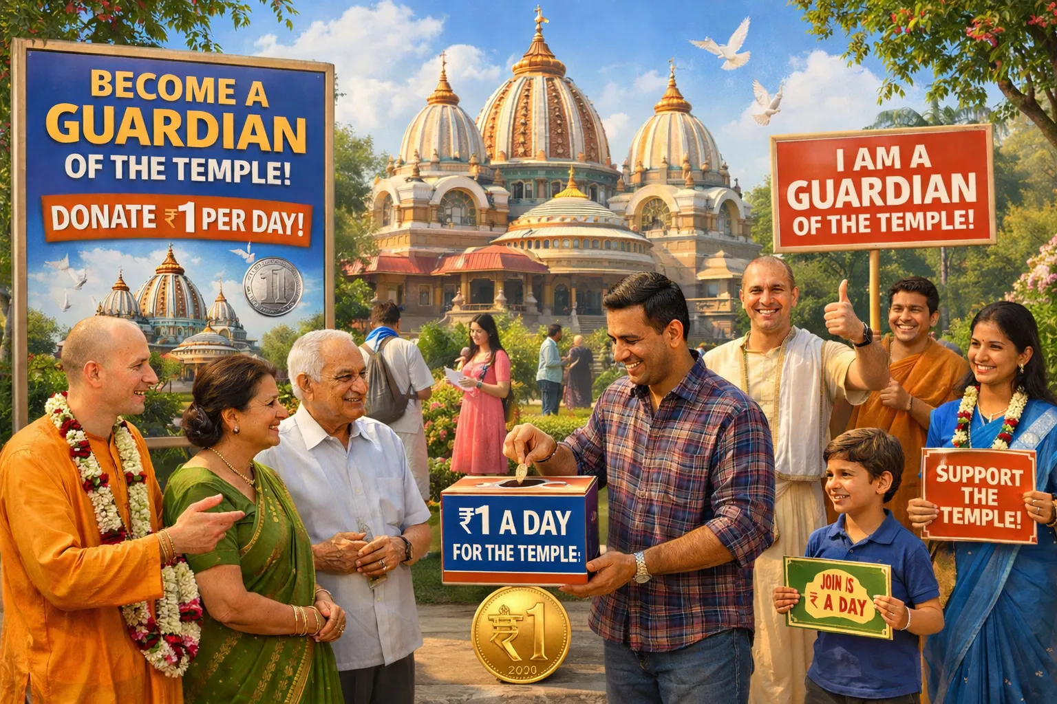 Become Gaurdian of Temple