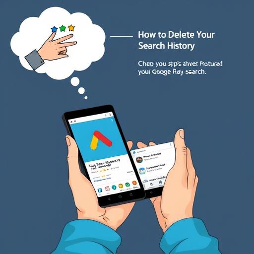 Как очистить историю поиска в Google Play Market