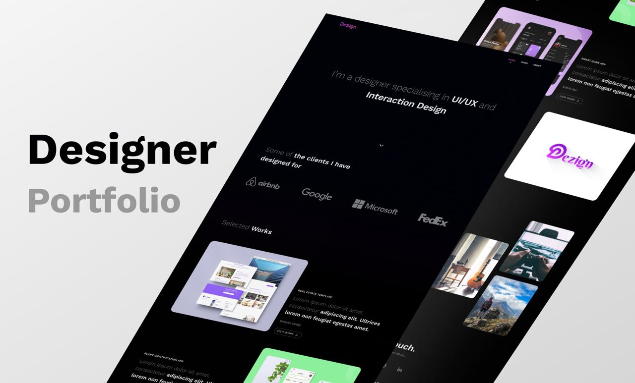UI/UX Developer Portfolio