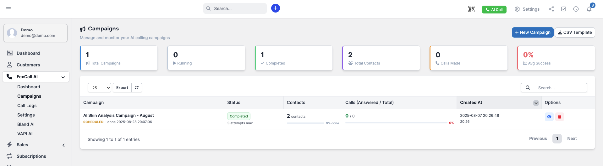 FexCall – Smart AI Call Assistant & Lead Automation Module for Perfex CRM