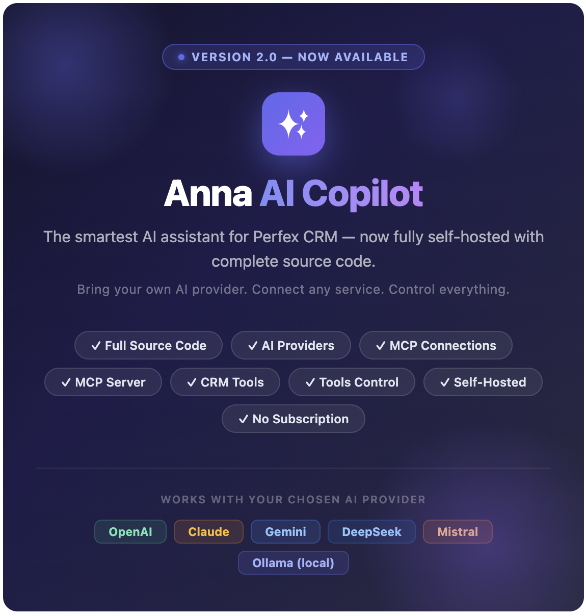 Anna – AI-Powered Copilot for Perfex CRM - 1