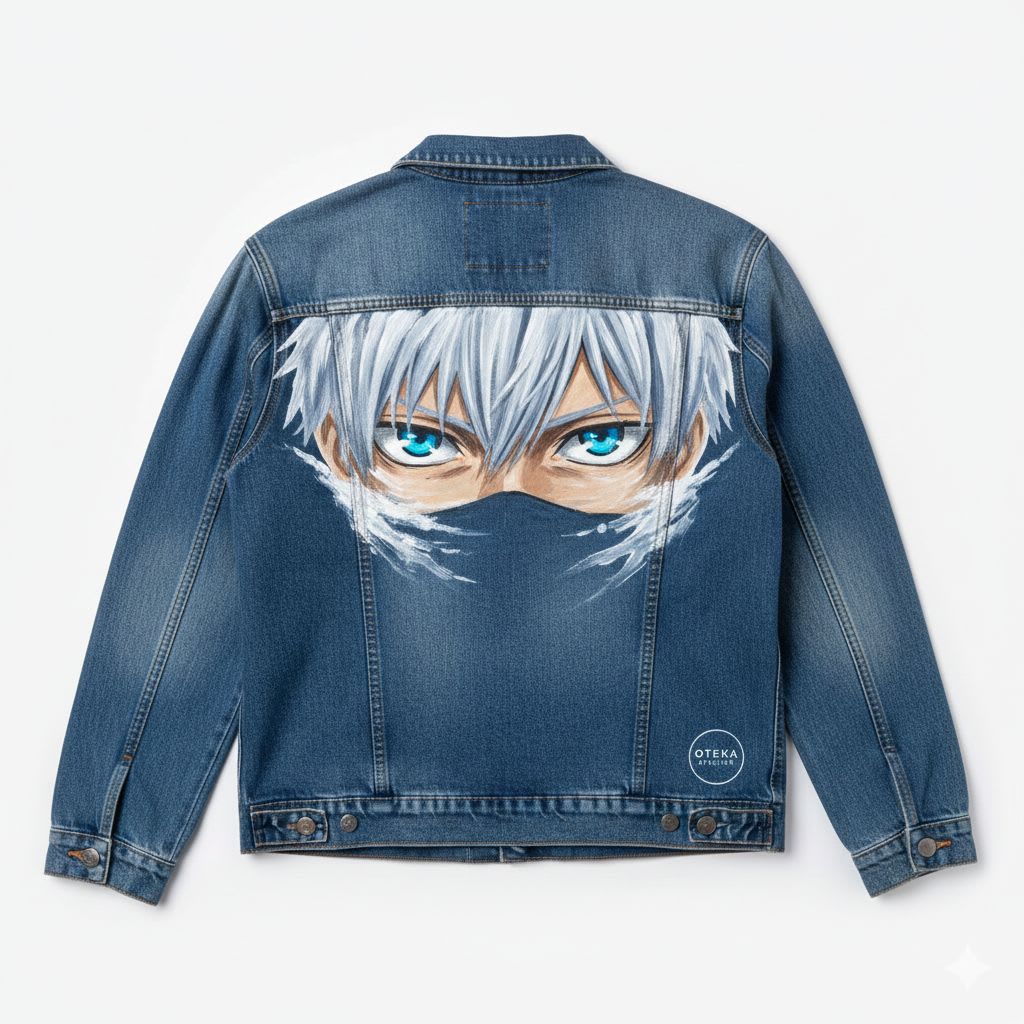(Rikugan) Eyes of Satoru Denim Jacket