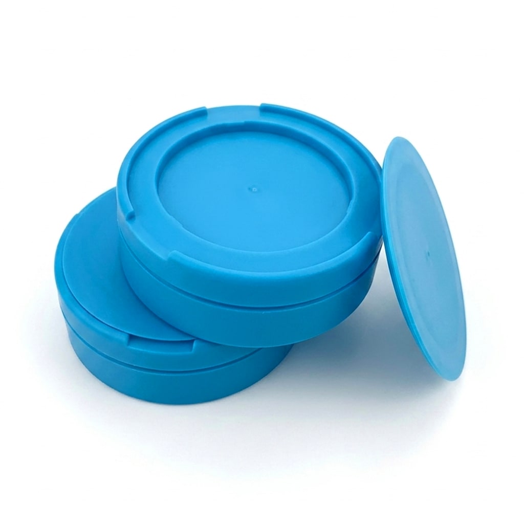 MANKE nicotine pouch cans showing standard dimensions and closure types