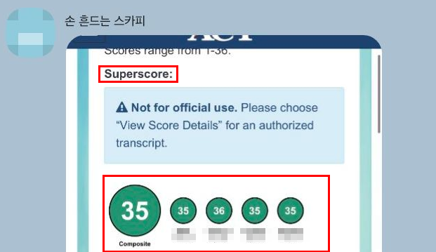 ACT Superscore