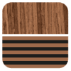 Fused Walnut veneer cabinet with Walnut slat trim