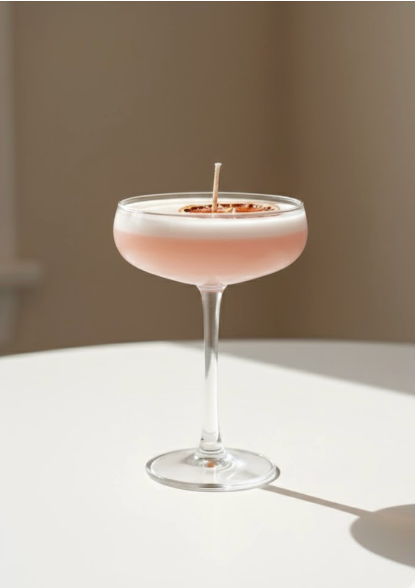 Pomerančová coupe svíčka