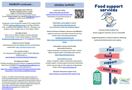 Good Food Oxford Image - Food Support Services Cherwell