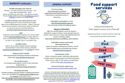 Good Food Oxford Image - Food Support Services Cherwell