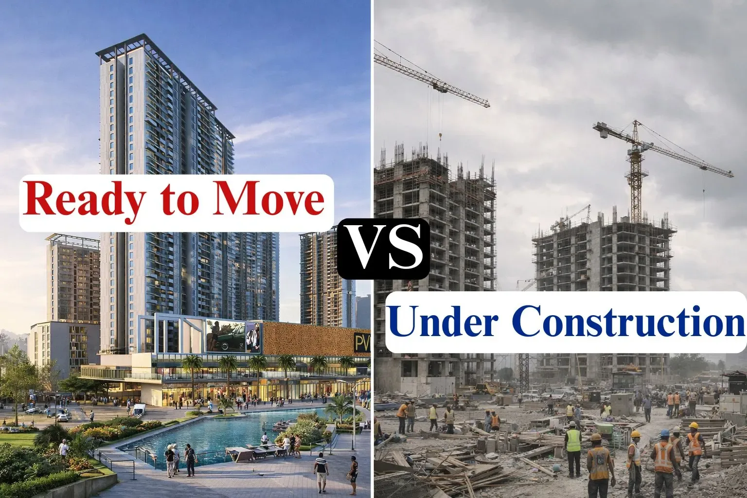 Ready-to-Move vs Under-Construction Offices for Rent in Faridabad