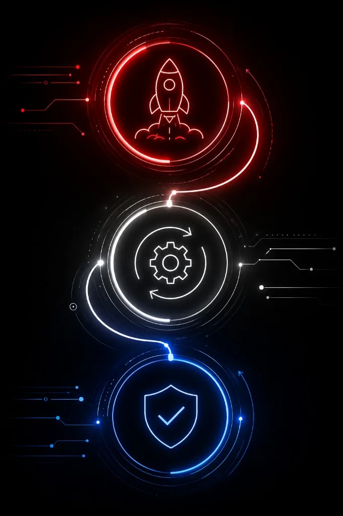 How we work process illustration
