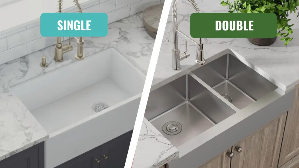 Single vs. Double Basin Sinks
