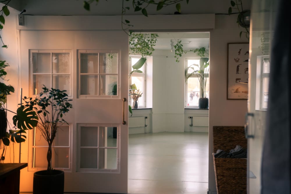 Yoga studio main room