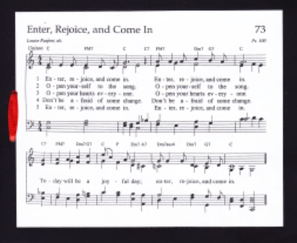 Bicentennial Gala — hymn singing