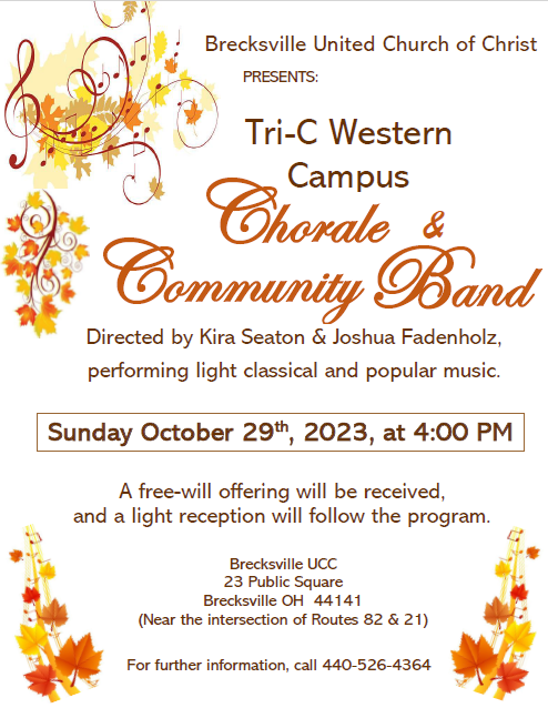 WATCH FREE CHORAL CONCERT – from Sunday October 29th