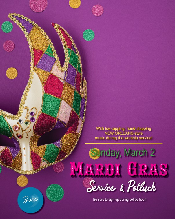 Mardi Gras Service – March 2, 2025