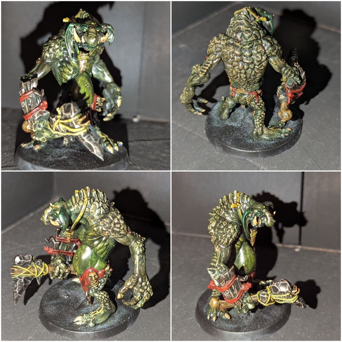 Green Troggoth Collage