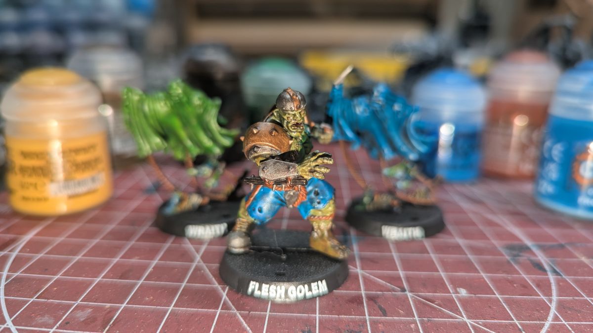 Flesh Golem and Wraithes