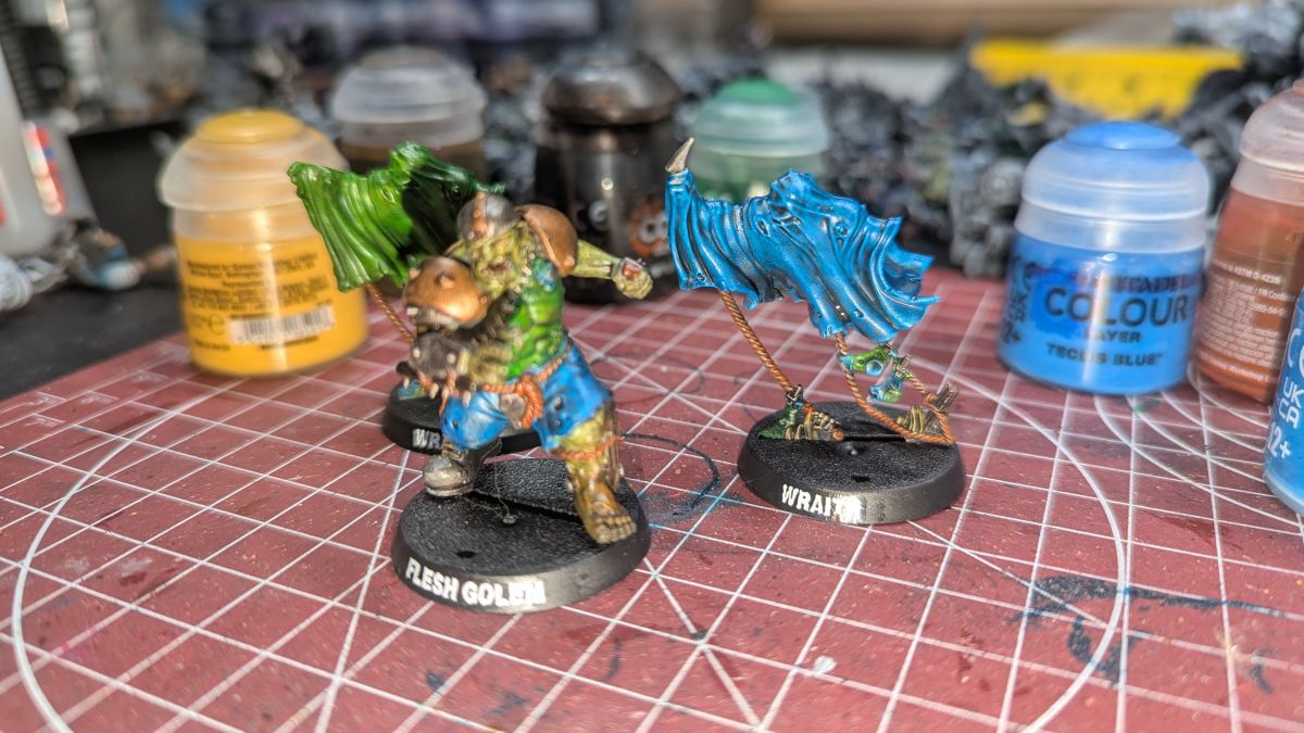 Flesh Golem and Wraithes