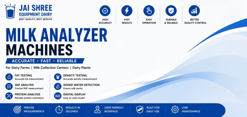 Milk Analyzer Machines Dairy Testing Solutions
