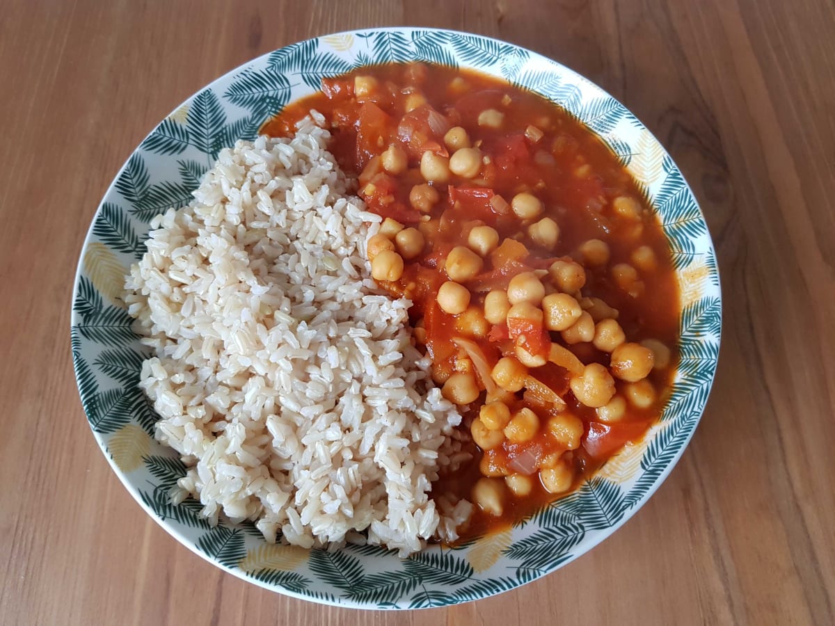 Zdjęcie Curry z ciecierzycą