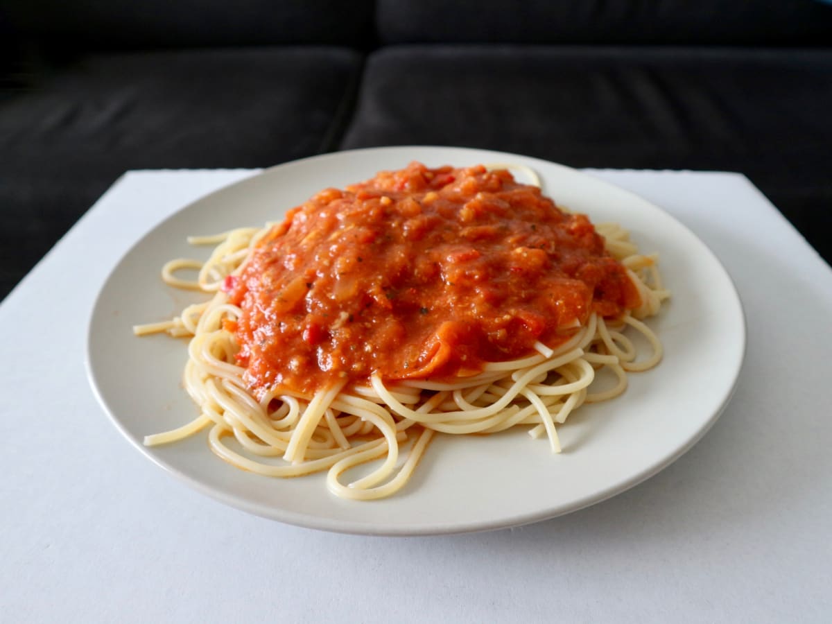 Zdjęcie Spaghetti pomidorowe