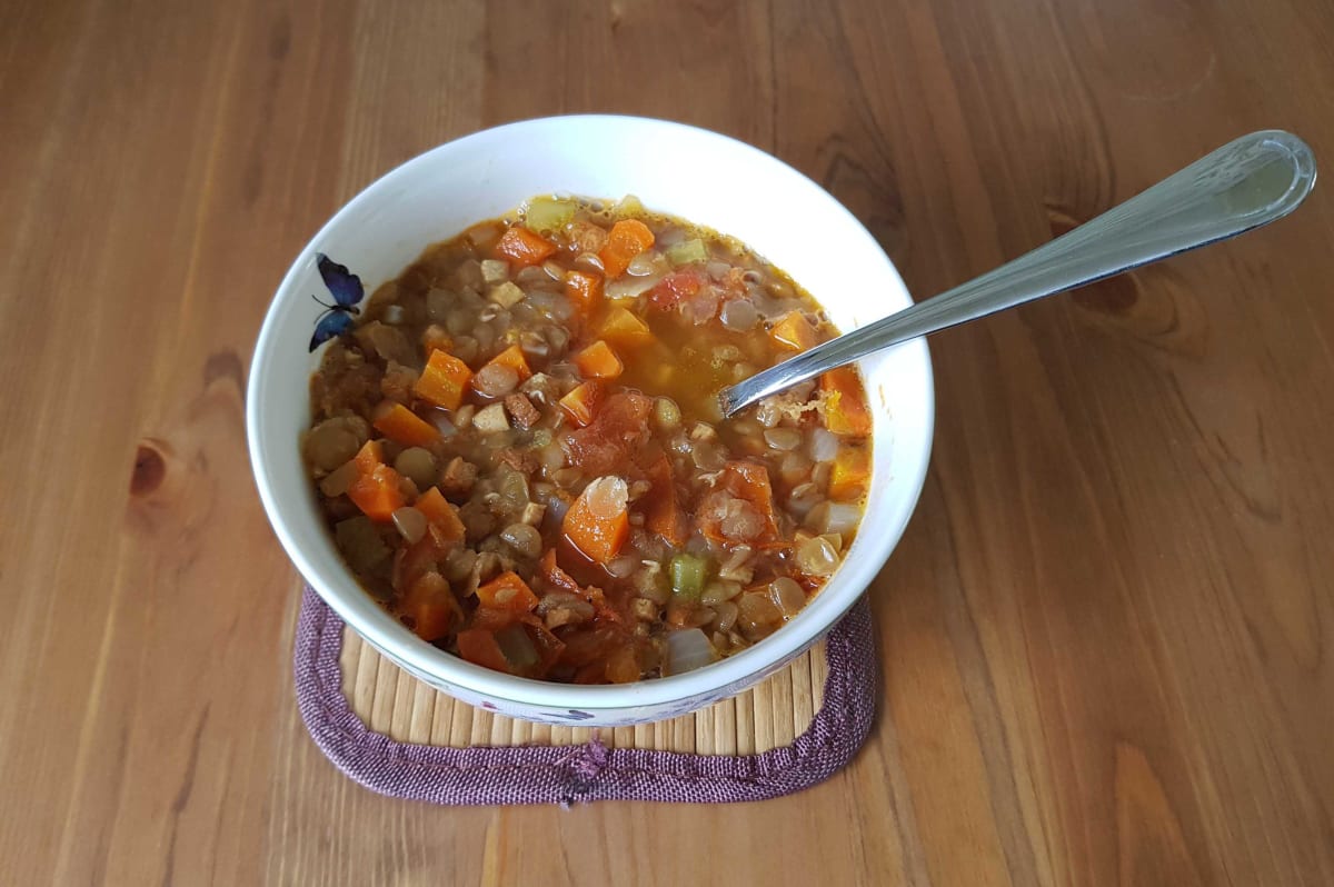 Zdjęcie Francuska zupa z soczewicą