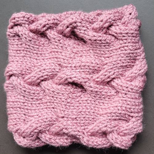 Tour de cou lilas - tresse Tour de cou lilas - tresse